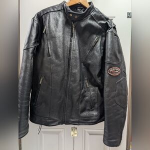 Leather Biker Jacket by Bullet Proof